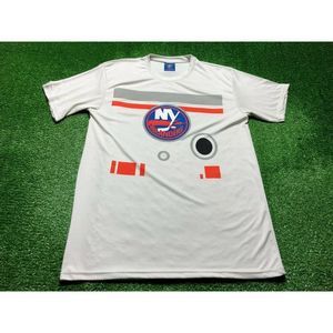 NY Islanders NHL Star Wars Men's Graphic Tee Size XL White Stretch